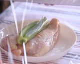 香味旨だれで食すレンチン蒸し鶏作り方3写真