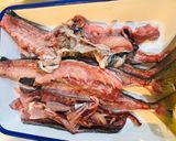 お好み焼き粉でアジのアラの骨せんべい作り方2写真