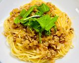 【※】肉みそとニラのまぜそば作り方16写真