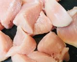 鶏むね肉と野菜のケチャップ炒め作り方1写真
