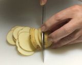 豆腐シュレッドで作るナスのガレット作り方1写真