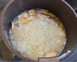 ホタテだしと白湯スープの素で酸辣白湯雑炊作り方3写真