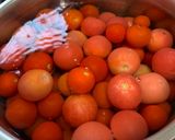 トマトのハチミツみかんマリネ！湯むき不要作り方1写真