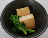 厚揚げと菜の花のレンチン煮作り方5写真