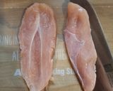 おもてなしに◎ささみのバジルチーズカツ作り方1写真
