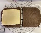 ベトナムコーヒー風マーブル食パン作り方3写真