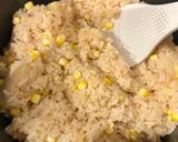 バター醤油コーンご飯3合分作り方4写真