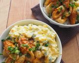 冷蔵庫の残り物でちくわのテリタマ丼作り方5写真
