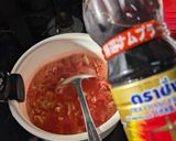 冷凍茹でキャベツの缶短トマトスープ作り方2写真