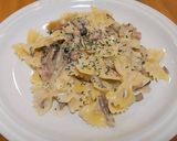 ファルファッレ 白菜と豚ひき肉のクリームソース作り方10写真