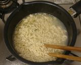 カキ・サッポロ一番塩ラーメン作り方4写真