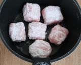 煮込み5分♪豚バラ厚揚げで角煮風作り方3写真