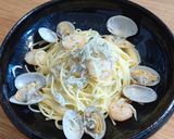 あさりとエビのパスタ作り方6写真