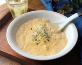 とろとろ卵の中華風チーズ粥。作り方6写真
