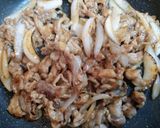 今夜の夕飯!簡単玉葱豚こま生姜焼き肉料理作り方5写真