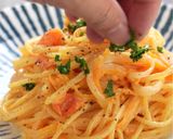 キャロットクリームパスタ作り方6写真