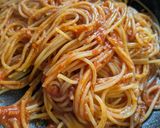 トマトソースパスタ作り方4写真