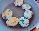 ＊鶏ひき肉とはんぺんの梅しそ照り焼き＊作り方3写真