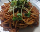 にんにくマヨナポリタン♫作り方1写真