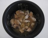 鰹の卵とあわび茸の炊き込み御飯作り方1写真