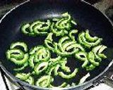 ゴーヤと納豆の炒め物作り方3写真