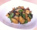 茄子とピーマンの味噌炒め作り方6写真