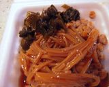 納豆となめたけの和えもの作り方1写真