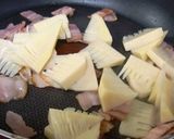 気分を変えて洋風に～♪筍のベーコン卵とじ作り方3写真