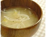 大根のお味噌汁にバター♬作り方5写真