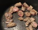 小松菜とスナップえんどうと牛肉の蒸し煮作り方3写真