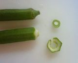 オクラのふわぁふわぁ玉子スープ作り方1写真