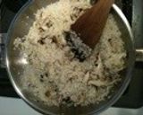 チーズたっぷり♪きのこリゾット♬作り方4写真