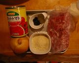 トマトソースのほろほろ煮込みハンバーグ作り方1写真