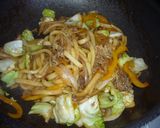 抜群！焼きうどん！味の決め手は『１対１』作り方4写真