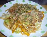 抜群！焼きうどん！味の決め手は『１対１』作り方6写真