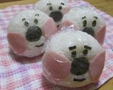 色白アンパンマンおにぎり作り方2写真