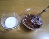 チョコ好きさんに!なめらか~チョコアイス作り方1写真