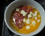 ゆっくり朝食にオムレツ。作り方5写真