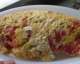 ゆっくり朝食にオムレツ。作り方9写真