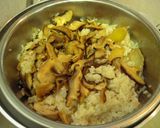 台湾料理-黒ごま油鶏肉の炊き込みご飯作り方8写真