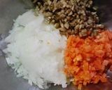 鶏挽肉と豆腐のハンバーグ♪作り方2写真