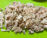 エノキダケと蒸し鶏のハンバーグ作り方3写真
