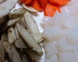 鶏ごぼうとこんにゃくの味噌煮✿作り方2写真
