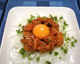 コチュジャンダレで、鯵のユッケ風♪作り方4写真