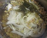 レンズ豆と玉ねぎのビューティー味噌汁作り方4写真