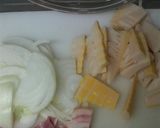 たけのこと鶏肉のトマト煮込み作り方1写真