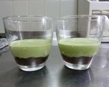 和✿あんこ＆抹茶とクリームのババロア♪作り方5写真