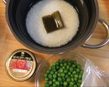カニの豆ご飯＊グリンピース＊作り方3写真