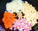 いろんなお野菜入れてスパニッシュオムレツ作り方3写真