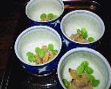 あさりと枝豆の冷やし茶碗蒸し作り方3写真